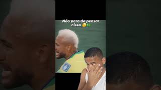 Não paro de pensar nisso selecaobrasileira futebolnoticias neymar undo [upl. by Yelraf]