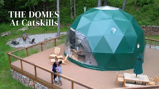 Welcome to our LUXURY Dome  Geodesic Dome Tour [upl. by Einafets]