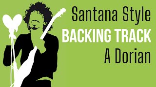 Santana Style Backing Track in A Dorian [upl. by Minsk]