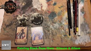 Painting Black Rose Wars  Kitsune and Altaua [upl. by Ahsias]