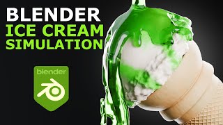 Ice Cream Animation  Blender Tutorial  Part 2 [upl. by Holzman]