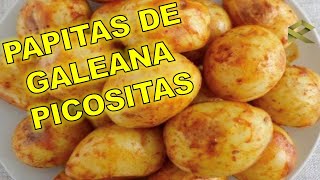 ¿ Cómo hacer papitas de galeana picositas Excelente botana [upl. by Zacks862]