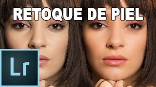 Retoque de piel con Lightroom  Tutorial Lightroom en Español [upl. by Akimet842]