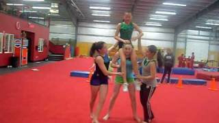 Cheerleading stunts [upl. by Ecille]