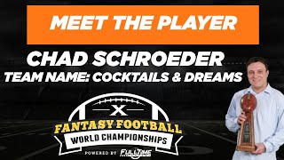 Meet the Players Chad Schroeder [upl. by Evalyn]