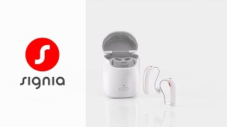 How to charge Styletto X onthego  Signia Hearing Aids [upl. by Anneehs500]