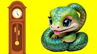 Hickory Dickory Dock Snake  New Song170  Nursery Rhymes amp Kids Songs  Kids Comfort [upl. by Dynah]