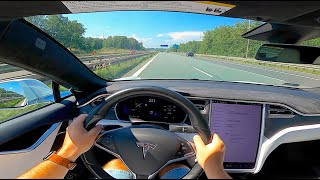 2019 Tesla Model S P100D LUDICROUS 782 HP  POV Test Drive acceleration and launch control [upl. by Garner]