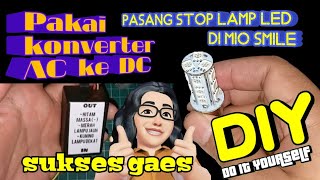 Efisiensi dan Kecerahan Cara Pasang LED Jagung di Mio Smile dengan Konverter ACDC ⚡ [upl. by Eednar]