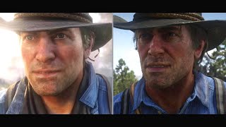 RDR2  Comparison of trailer scenes and graphics vs game scenes and graphics [upl. by Darelle]