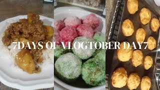 7days of vlogtober day 7  phone crushed 😒 cancelled live stream cooking supper baked snow balls 💕 [upl. by Htepsle]