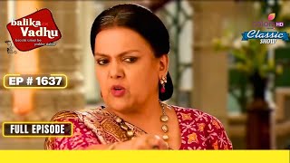 Shubhadra ने Gulli और Hardik की शादी का विरोध किया  बालिका वधू  Full Episode  Ep 1637 [upl. by Nylcsoj213]