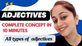 Adjectives Types of Adjectives English Grammar learnenglish grammar [upl. by Gilford]