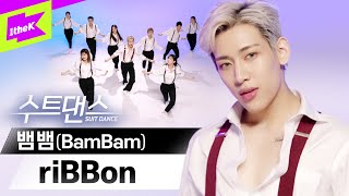 띵동🔔 뱀뱀이의 첫 솔로가 도착했습니다 🎀리본🎀을 풀어주세요  뱀뱀BamBam  riBBon  수트댄스 l Suit Dance [upl. by Ahsemed]