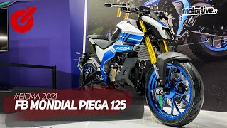 FB MONDIAL PIEGA 125  EICMA 2021 [upl. by Letney]