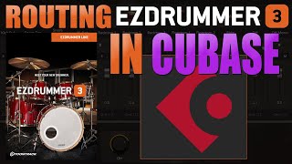 Routing Toontracks EZDrummer 3 in Cubase  plus a Mono Workaround [upl. by Freberg]