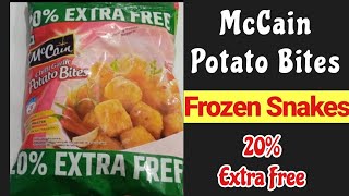 Mccain Chilli Garlic Potato BitesReady in 3 Minutes McCain Potato Bites Product Unboxing by Prerna [upl. by Pliske]