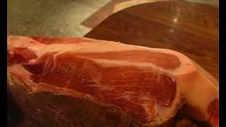 Guia de corte del Jamón Serrano Español [upl. by Aikaz]