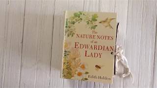 Nature Notes  Edith Holden Calendar Journal  SOLD [upl. by Wernher687]