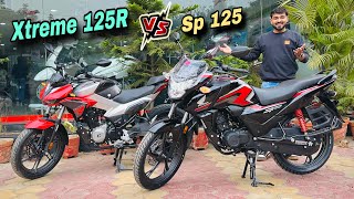 Hero Xtreme 125R Vs Honda SP125 🔥 Detailed Comparison  Which is Best Bike 125 CC Segment ✅ [upl. by Nomsed]