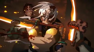 Tengen vs Gyutaro full fight in HD  Demon slayer  P Anime [upl. by Aicenav404]