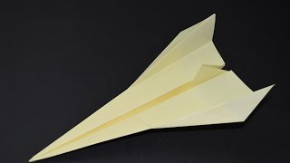 Como hacer un Avion de Papel que Vuela Mucho  Aviones de Papel  Origami Avión [upl. by Nylkaj569]