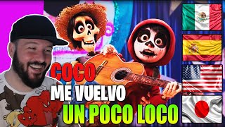 🇪🇸ESPAÑOL REACCIONA A Un Poco Loco De Coco ⚡ COCO DISNEY LATINO VS INGLES VS ⚡ [upl. by Beata]