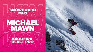 Michael Mawn Winning Run I FWT23 Baqueira Beret Pro [upl. by Ogdan887]