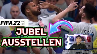 FIFA 22 TORJUBEL AUSSTELLEN so gehts 😎 Jubel Aus FUT 22 Tutorial FIFA22 [upl. by Solange]