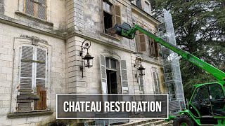 ABANDONED CHATEAU begins its restoration journey [upl. by Nnahgem21]