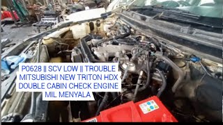 P0628 SCV low Trouble Mitsubishi All New Triton HDX [upl. by Blanchard]