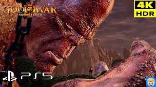 KRATOS VS CRONOS 4K LEGENDADO PTBR  GOD OF WAR 3 REMASTERED [upl. by Eppillihp]