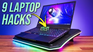 9 Gaming Laptop HACKS in 2 MINUTES [upl. by Hoenack81]