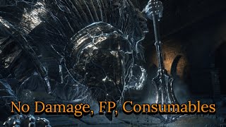 Dark Souls 3 Vordt of the Boreal Velley No Damage FP Consumables [upl. by Avlem]