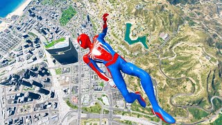 GTA 5 Epic Water Ragdolls Spiderman Vs Minions Hulk Squid Dolls Gorilla King Kong [upl. by Lytsyrk]