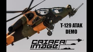 CAVEX DEMO Flight T129 ATAK Entrevista com o general Aguiar Cmte de Aviação do Exército [upl. by Cosenza]