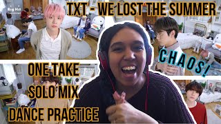 THIS IS WILD  TXT  WLTS OneTake Solo Mix amp Dance Practice Reaction [upl. by Annaert]