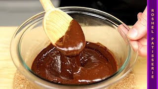 Basic Chocolate Ganache  Recipe  Kosher Pastry Chef [upl. by Hendrix]