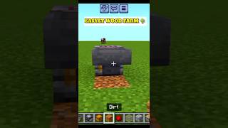 MINECRAFT EASY EST BAMBOO WOOD FARM 🌳minecraft minecrafttutorial minecraftshorts [upl. by Yalonda287]