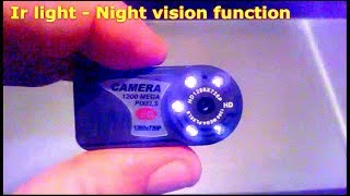 Mini DVR camera HD Night vision  subtitles [upl. by Muller]