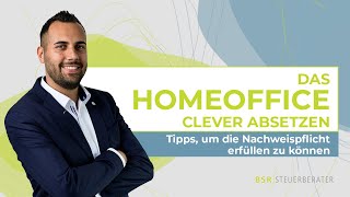 Homeoffice von der Steuer absetzen – so gehts [upl. by Aelat]