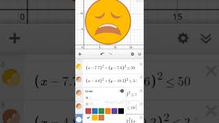 😫 Exhausted Emoji Graph  Desmos Art 💕 madewithdesmos emoji desmos mathart [upl. by Julian778]