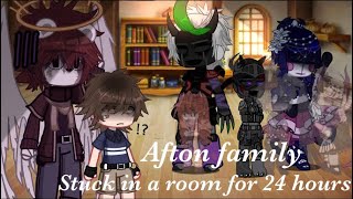 Afton family stuck in a room for 24 hours  Part 12  FNaF Gacha AU [upl. by Ellene]