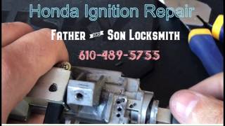 Honda Ignition Lock Repair  Step By Step Tutorial [upl. by Laresa]