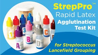 StrepPRO™ Streptococcal Grouping Kit [upl. by Vanessa]