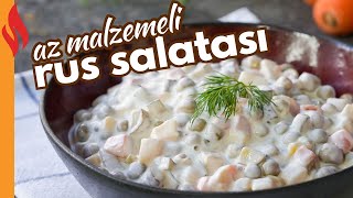 Hazır Garnitürlü Rus Salatası Tarifi  Nasıl Yapılır [upl. by Nothsa]