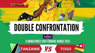 🛑 TANZANIE vs TOGO 🇹🇬 éliminatoires CAN féminine  🛑Adébayor dans le staff [upl. by Ahsiekrats]