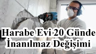 Beylikdüzü Komple Tadilat Dekorasyon Harabe Evi 20 Günde İnanılmaz Değişimi [upl. by Lytsirhc155]