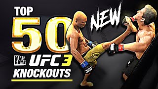 EA SPORTS UFC 3  TOP 50 UFC 3 KNOCKOUTS  Community KO Video ep 12 [upl. by Sande]