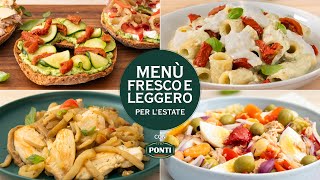 MENÙ FRESCO E LEGGERO PER LESTATE Ricette Facili  Fatto in Casa da Benedetta [upl. by Atnuhs]